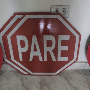 Placas de sinalização